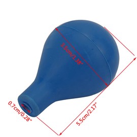 Pack of 5 Transfer Pipettes, Natural Rubber Laboratory Suction Ball Pipetter for Measuring Tubes, Droppers etc