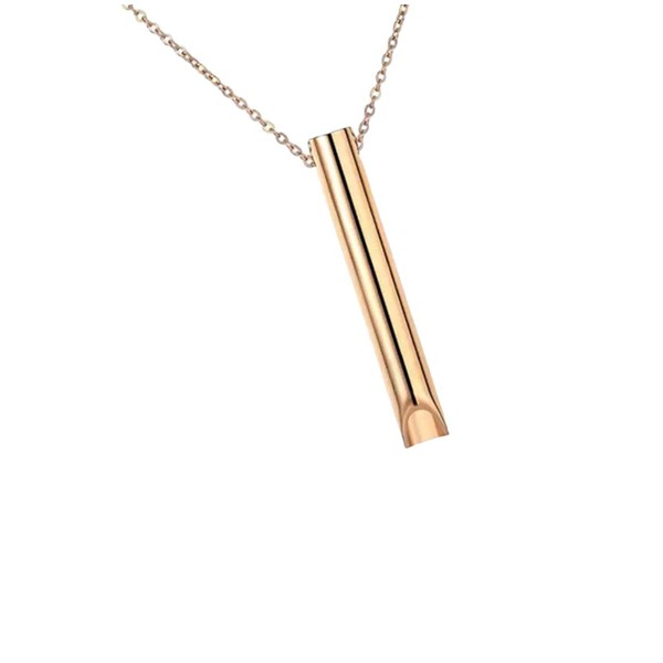 South Coast Jewellery Gold Breathing Anxiety Necklace Helps Reduce Stress,