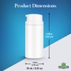 MYOC White Airless Bottle Set with White Pump| 4 Bottles