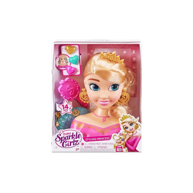 Sparkle Girlz ZURU 10097 - Testa per Lo Styling