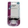 Infanti Chupón de Silicon Ortodontico con Tapa Bigote, multicolor