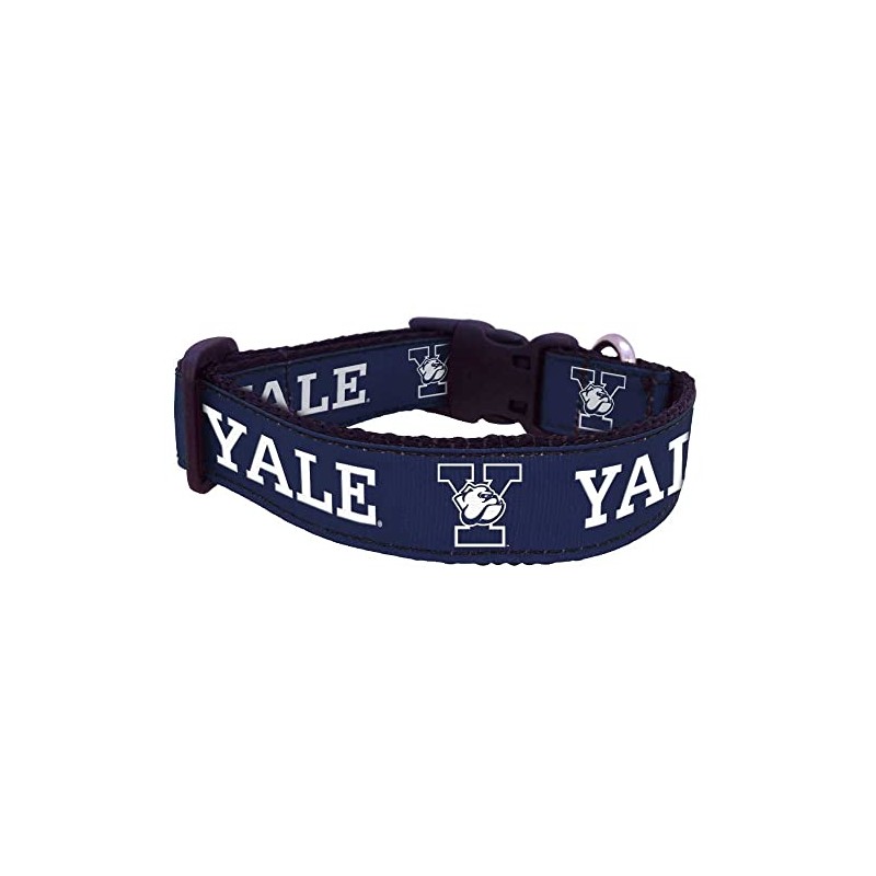 College Dog Collar (Large, Yale)