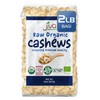 Jiva Organics Raw Organic Cashews (Whole) 2 Pound Bag