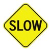 Faittoo Slow Sign, 12 x 12 Inch Reflective Rust Free