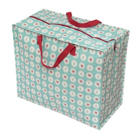 Große Aufbewahrungstasche Jumbo Bag Picknicktasche Tasche Einkaufstasche Wäschetasche Waschesack Blumen