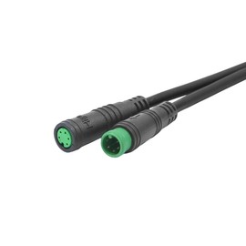WITTKOWARE HIGO Mini-B Cable Set, Male/Coupling, 5-Pin Green, Total Length 75 cm
