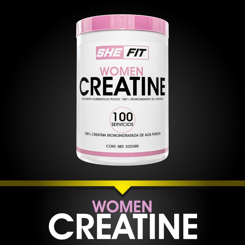 Women creatine, creatina monohidratada 100% pura, creatina para mujer (500grs)