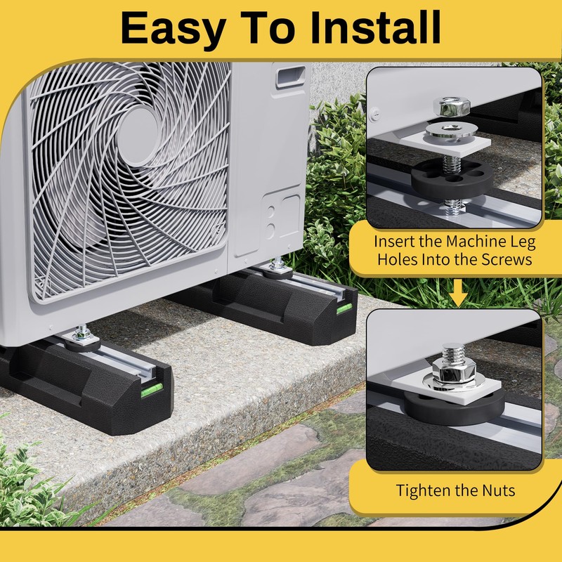 Powrocket Floor Mounting Base Kit for Mini Split Air Conditioner,2