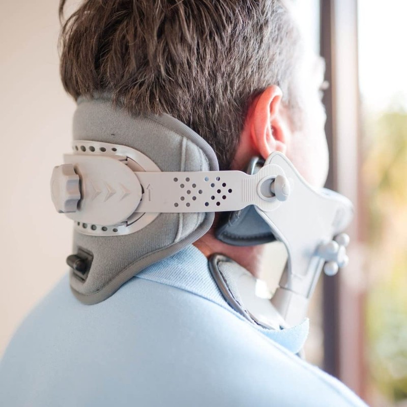 Cervical Collar Orthosis Vertebra Neck Brace Support Adjustable Air Traction