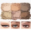 Neutral Nude Eyeshadow Palette - 6 Matte and Shimmer Shades