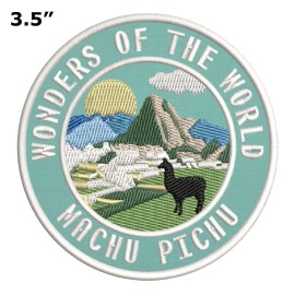 Athena Brands Machu Picchu Embroidered Patch hook Badge Emblem Mystery Lover Gift Applique
