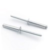 ISPINNER 100 piezas de remaches ciegos de aluminio de 3/16"x