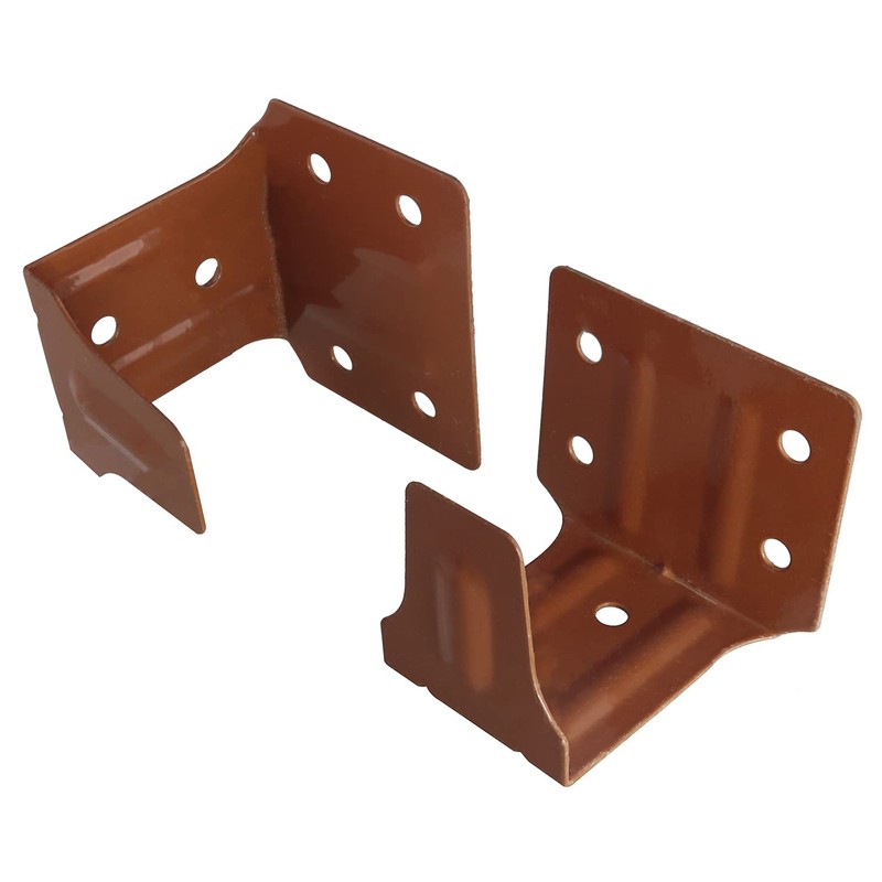 ZZLZX 4PCS Blinds Installation Support Frame, Brown Wooden Window Blinds