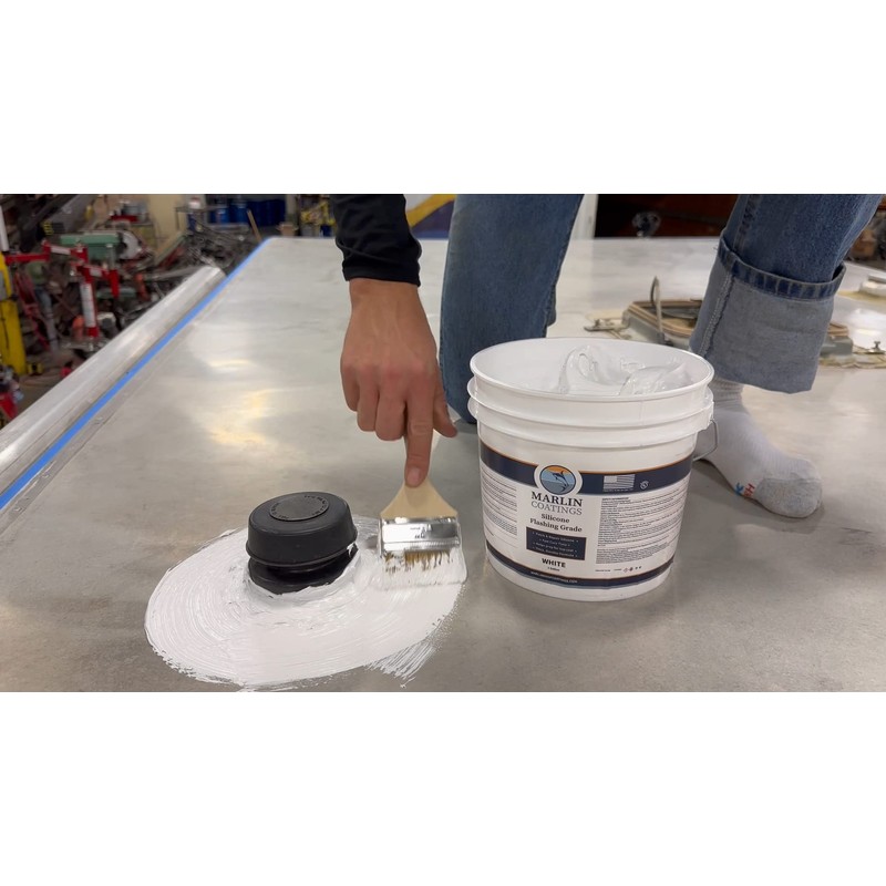 100% Silicone Roof Patch – Prevent and Repair Leaks –