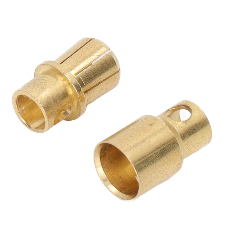 30 Sets Connector Plug 8.0 Gold Plated Brass High Accuracy