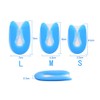 Elandy Silicon Gel U-Shaped Spur Cup Heel-Plantar Fasciitis Cushion Remission