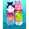 Cats vs Pickles Swimmy Exclusive Character 4-Pack with Surprise Pickle!