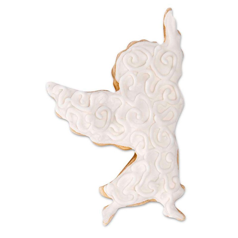 Staedter Angel Flying Cookie Cutter, 6.5 cm, Stainless Steel Silver
