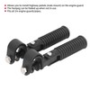 Pair of Motorcycle Foot Pegs Clamp Footrest Mount for 1in