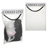 Lnngub 2 Pcs Sticky Wall Mount Mesh Plastic Bag Holder