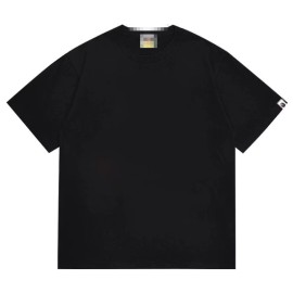 Hot Sell Ape Shirt Fashion Designer T-Shirt Men Trendy Printed Bapees T Shirt 1:1 High Version Ready Stock Letter PrintingColor: Black, Size: L
