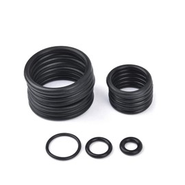 800 Piece Sealing Rings Set, Sealing Rubber O-Ring, Sealing Rings Rubber, Kit for Electric Sealing Rings for Sanitary Seals and Car Repairs (Black)
