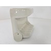 Beige Bone Almond Ceramic Soap Dish Tray Cloth Bar Washcloth