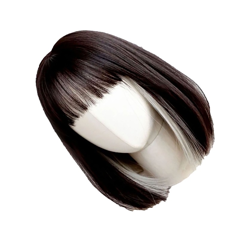 Women Wig Hair Soft Realistic Adjustable Short Straight Female Wig