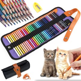 RUISTLI Lapices de Colores Profesionales,Kit de Dibujo 36 PCS,Lapices de Dibujo de Boceto y Dibujo de Arte Kit,Kit de Dibujo para Ninos,Adolescentes,Amantes de La Pintura