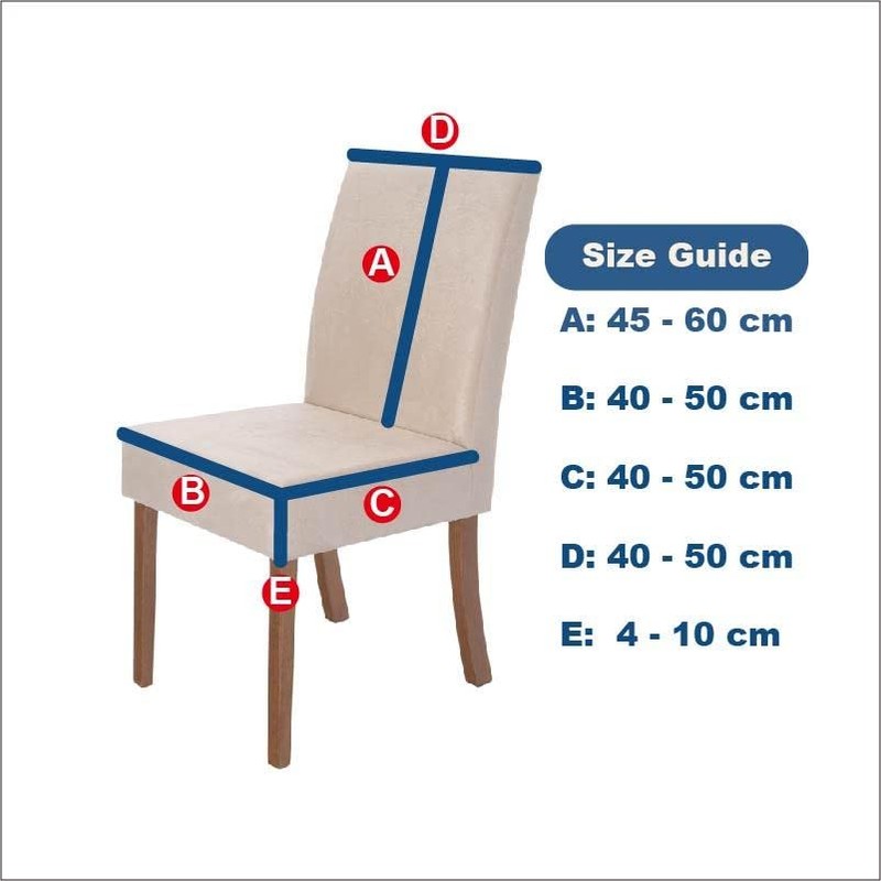 Hyper Cover Modern Jacquard Dining Chair Covers (Tan, 4 pcs)