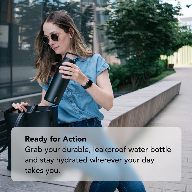 MiiR Wide Mouth Water Bottle - 20oz Insulated Water Bottle