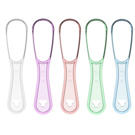 antianzhizhuang Tongue Scraper Plastic Double Sided Care Hygiene Cleaner Brush Double Sided Care Cleaner
