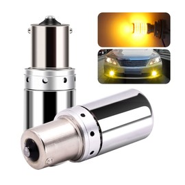 X-STYLE s25 Single Orange BAU15S 150° Pin Angle Yellow 1156 P21W 12V Car 144 Row 3014SMD Single Ball Turn Signal Reverse Light Turn Signal Light Back Lamp Tail Lamp Stop Lamp Brake Light High Fla