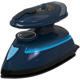 Sichler Haushaltsgeräte Bügeleisen Urlaub: Reise-Dampfbügeleisen, 420 Watt, 110/230 Volt, Wassertank, Messbecher (Camping-Bügeleisen, Kompakt-Bügeleisen)