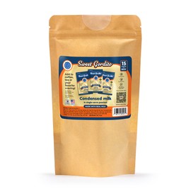 Condensed Milk Sachets Ziplog (15 pack) - Ideal for coffee! Each Ziplog contains 15 sachets of 9g of delicious condensed milk, perfect for on-the-go. Small size and portability make it easy to enjoy the sweet, creamy taste without refrigeration. Perfect for sweetening coffee, desserts, and more. Take them to the office, on the road, or anywhere you want. Practical and versatile, this product is a must-have for coffee and pastry lovers. Add a touch of sweetness to your day anytime, anywhere.
