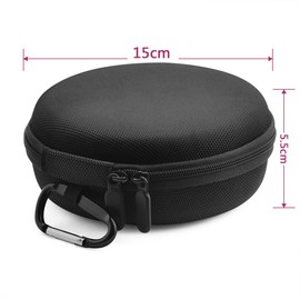 TEHAUX Zipper Hard Storage Case for Earphones Durable Water Tight Earbud Organizer with Stylish Design for Travel and Daily Use for Easy Carrying