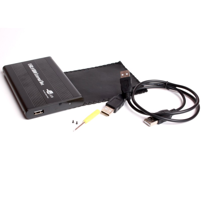 BIGtec SATA Aluminium USB 2.0 Hard Drive Enclosure 2.5 Inch
