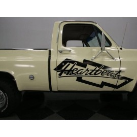 Unbranded OEM Chevy Heartbeat Bow Tie Door Decals New 2PC Fits Chevy Sierra S10 Pickup