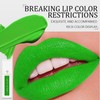 Matte Green Liquid Lipstick Long Lasting Waterproof Full-coverage Green Lip