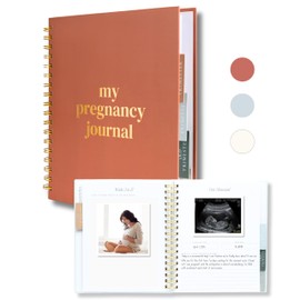 Lamare Pregnancy Journal for First Time Moms 2025 – Hardcover Pregnancy Planner & Diary – Pregnancy Gift for First Time Moms – Keepsake with Prompts & Photo Slots