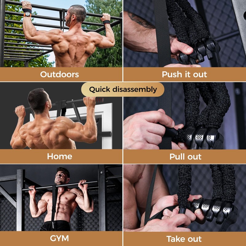 Innstar Pull Up Assistance Bands, 3 Heavy-Duty Adjustable Pull Up