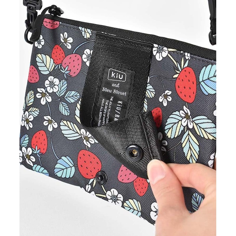 KiU and BleuBleuet KiU Etiquette Pouch Mini Shoulder Bag, Strawberry