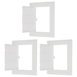 PATIKIL 6x5 Inch Removable Hinged Access Panel, 3Pcs ABS Plumbing Access Doors Easy Wall Hole Cover for Drywall Plumbing Electrical Cables Wiring, White (145x115mm)