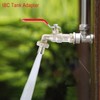 Lever Outside Tap, IBC Tank Adapter Brass Bib and Tap