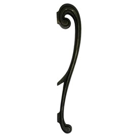 The King's Bay French Curve Commercial Cast Iron Door Pull Entry Hardware 15.75 Inch