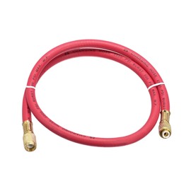 uxcell Refrigerant Charging Hose, 1/4 SAE Thread 2.95Ft Length 500PSI Tube HVAC Hoses, for Home Air Conditioner Refrigeration Maintenance, Red
