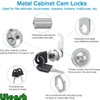 Security Mailbox Lock,2 Pcs Security Cam Lock Cabinet Locks Letterbox