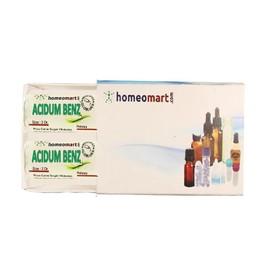 homeomart.com Acidum Benzoicum Homeopathy Pellets (Pills) in 30C Potency, Pack of 2