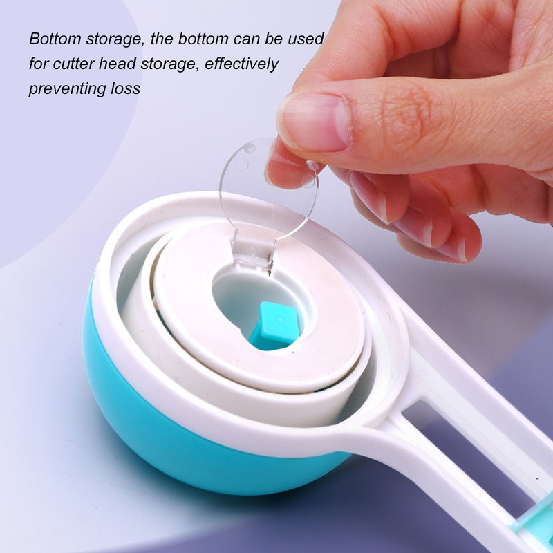 Circular Paper Cutter 360 Degree Rotation Clear Scale Slide Adjustment