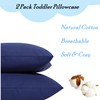 Toddler Cot Bed Pillow Cases, Baby Pillowcase Plain Cotton Soft